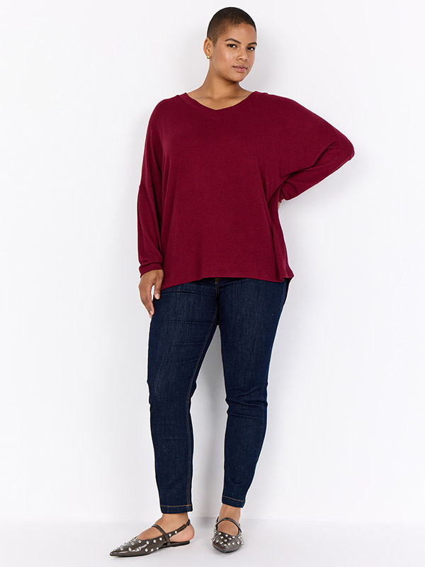 WA-SIMONE - Plus Size Sweater fra Wasabi Concept