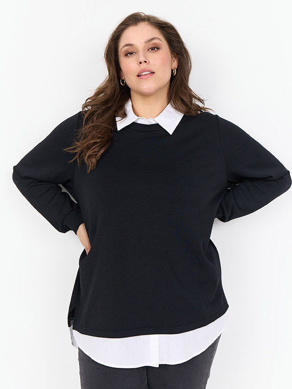 WA-SABINA - Plus Size Blouse fra Wasabi Concept