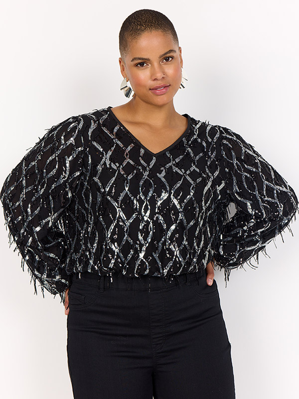 WA-SANNIE - Plus Size Blouse fra Wasabi Concept