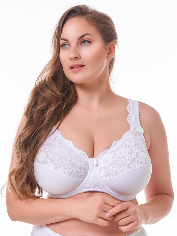 BEATE PLAIN - Plus Size Underwired bra fra Plaisir