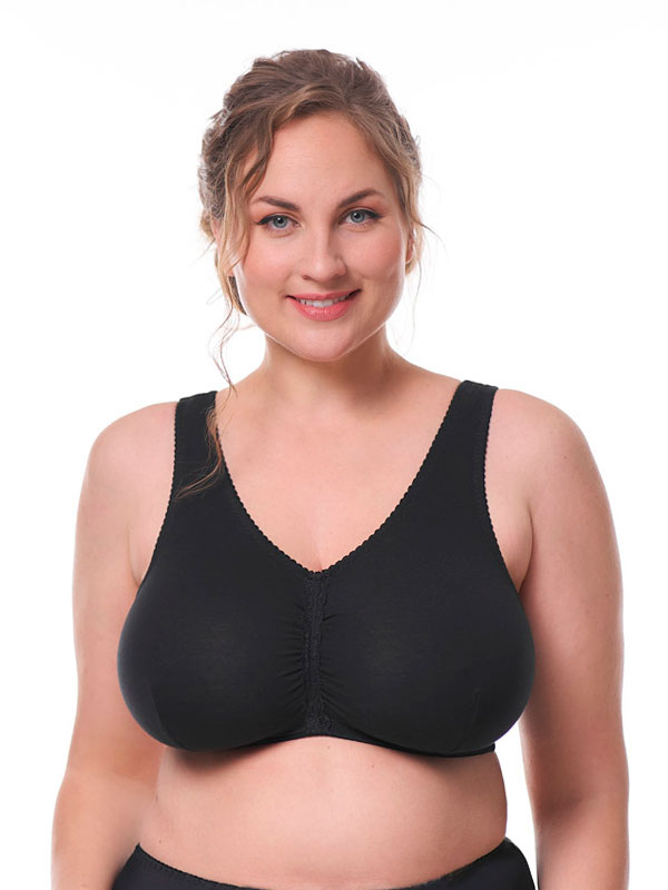 UNIQUE BOMULD - Plus Size Wireless bra fra Plaisir