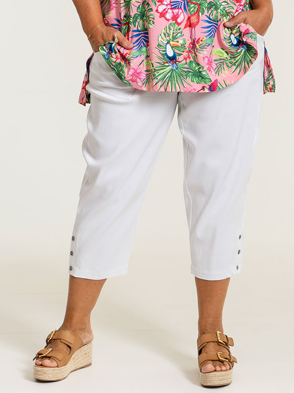 CLARA  - Plus Size Pants fra Gozzip