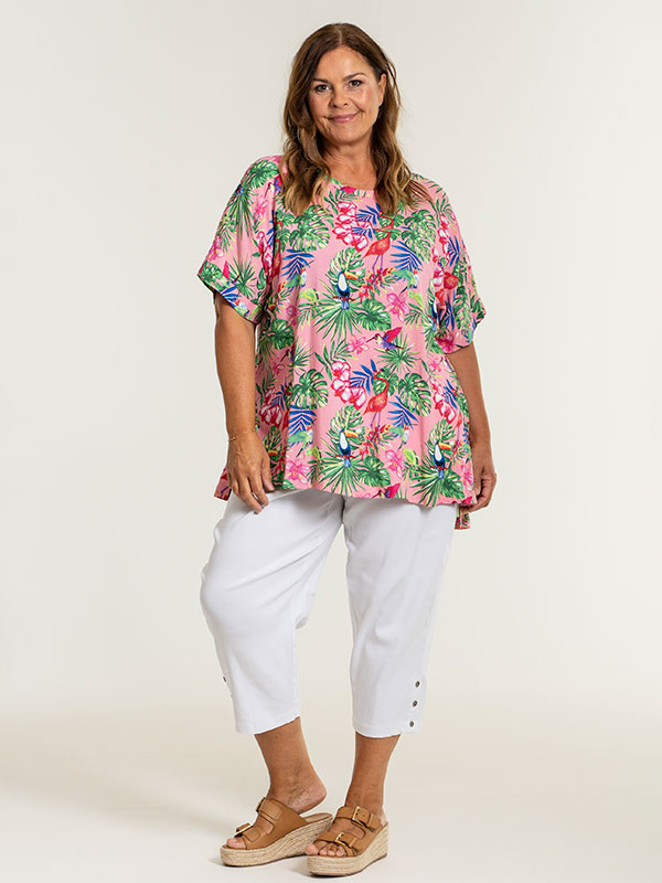 CLARA  - Plus Size Pants fra Gozzip