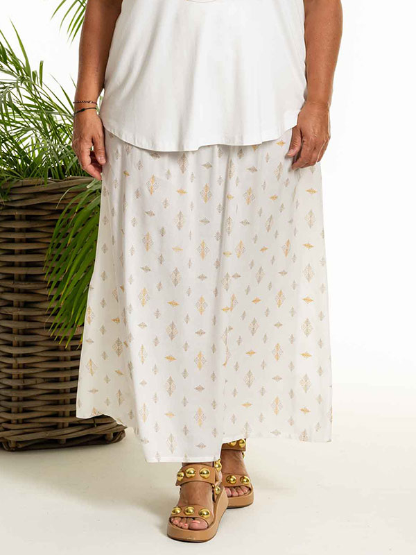 DIA - Plus Size Skirt fra Gozzip