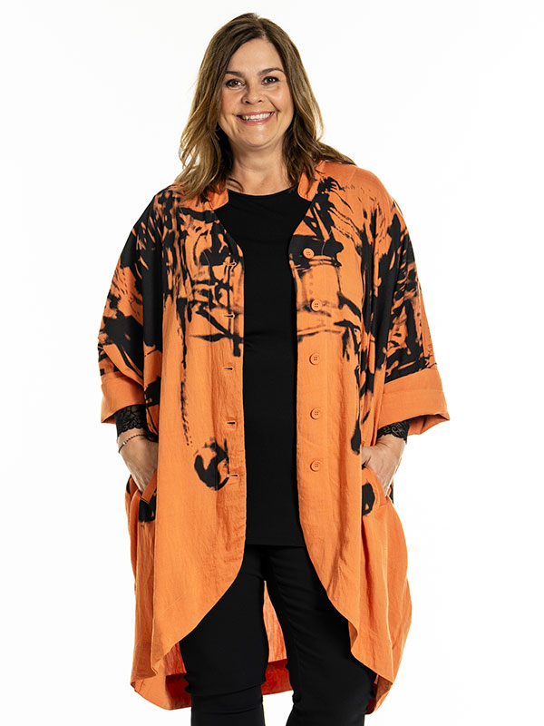ANNE-LINE - Plus Size Cardigan fra Gozzip