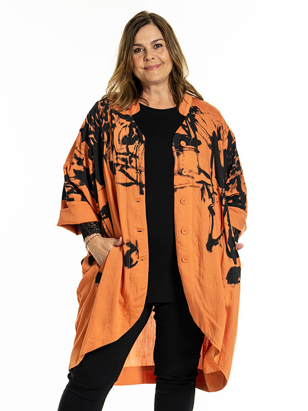 ANNE-LINE - Plus Size Cardigan fra Gozzip