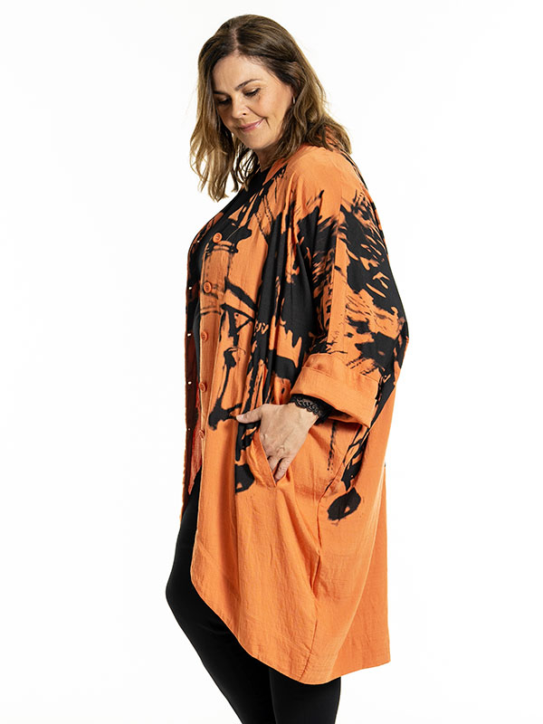 ANNE-LINE - Plus Size Cardigan fra Gozzip