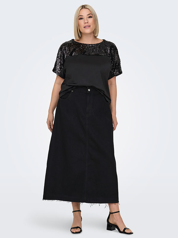 CARNELIA - Plus Size Skirt fra Only Carmakoma