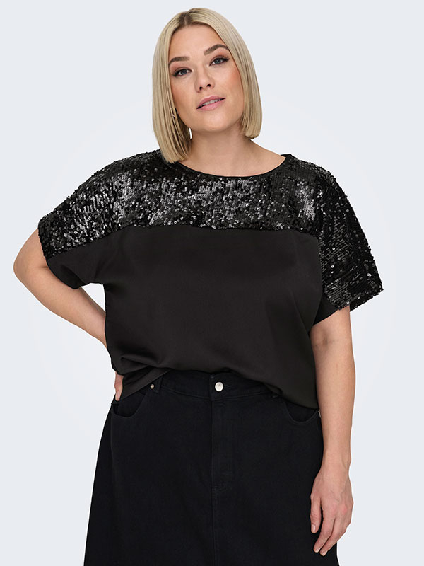 CARRAVE - Plus Size T-shirt fra Only Carmakoma