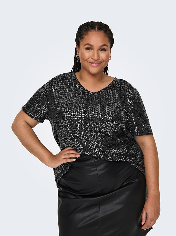 CARLOLINA - Plus Size Blouse fra Only Carmakoma