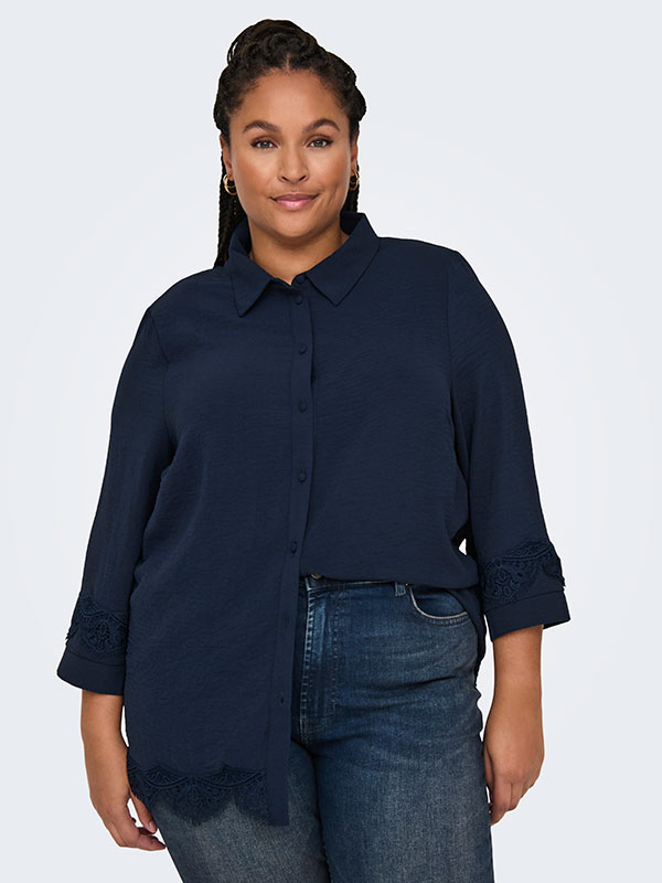 CARMETTA - Plus Size Shirt fra Only Carmakoma