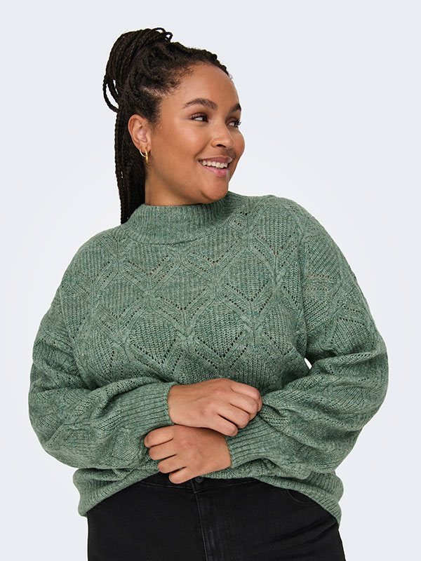 CARLITA - Plus Size Sweater fra Only Carmakoma