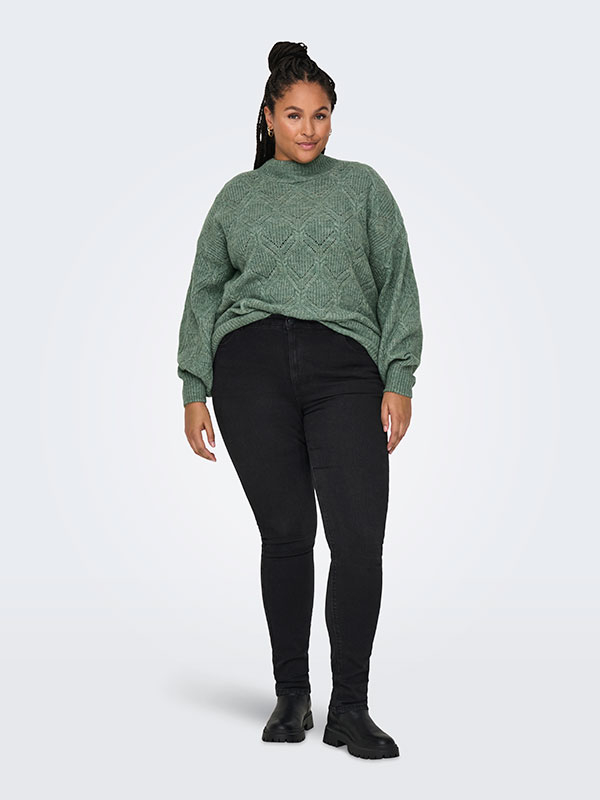 CARLITA - Plus Size Sweater fra Only Carmakoma