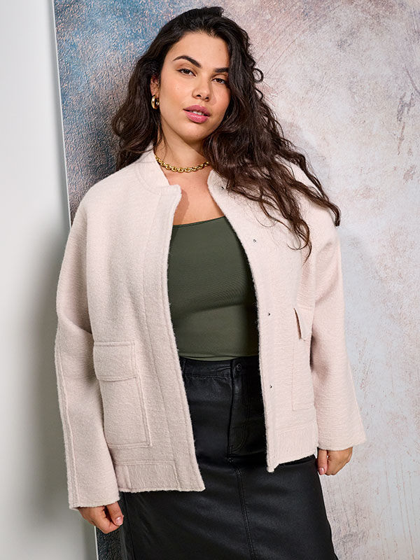 CARAUGUSTA - Plus Size Skirt fra Only Carmakoma