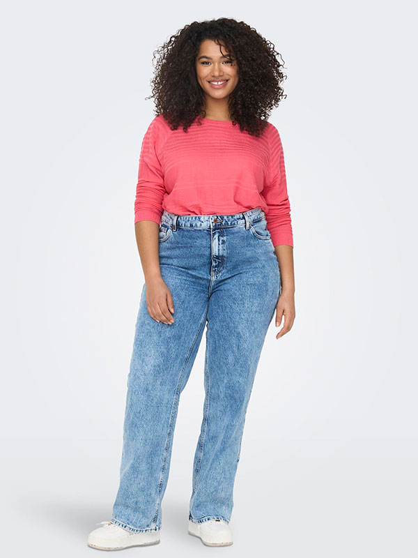 CARNEWAIRPLAIN - Plus Size Sweater fra Only Carmakoma