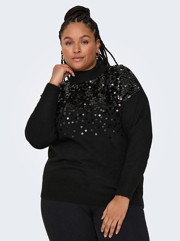 CARALBA - Plus Size Sweater fra Only Carmakoma