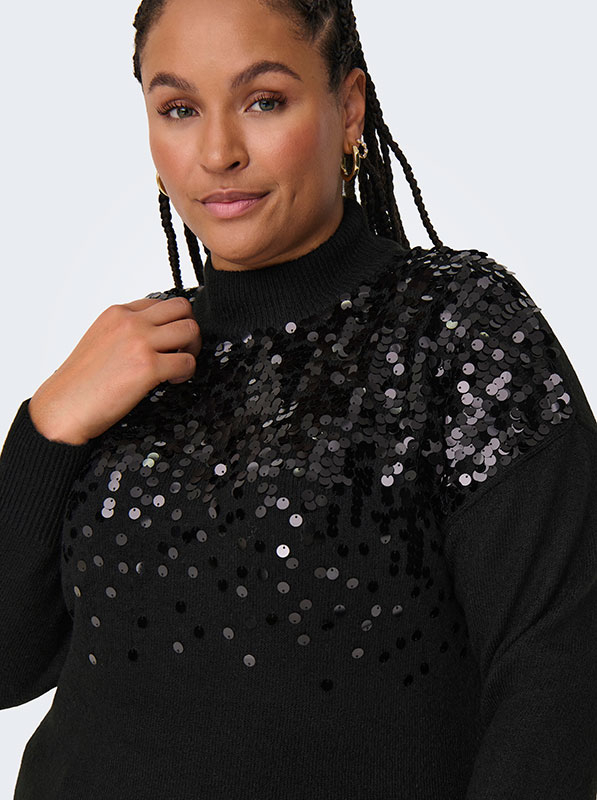 CARALBA - Plus Size Sweater fra Only Carmakoma