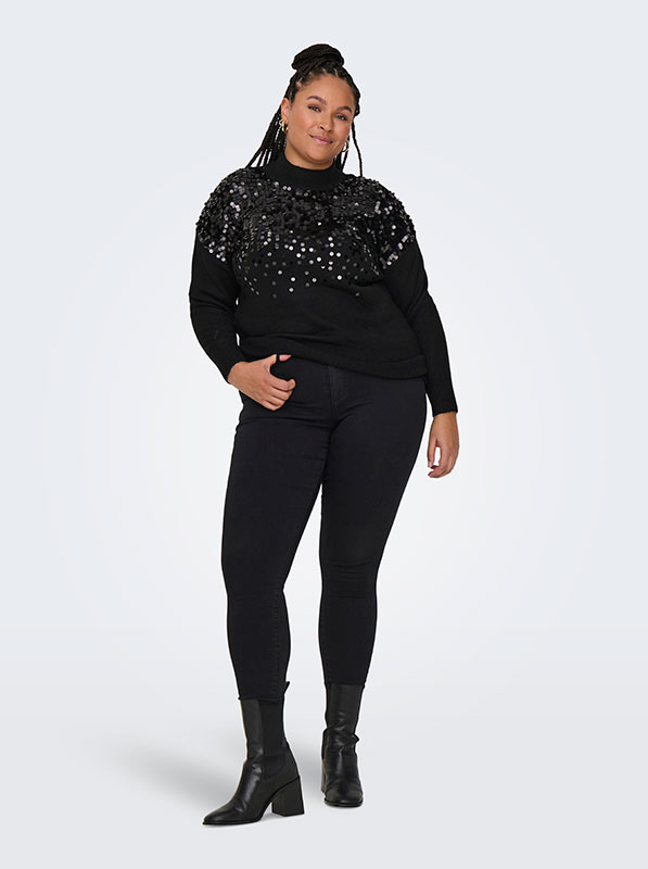 CARALBA - Plus Size Sweater fra Only Carmakoma