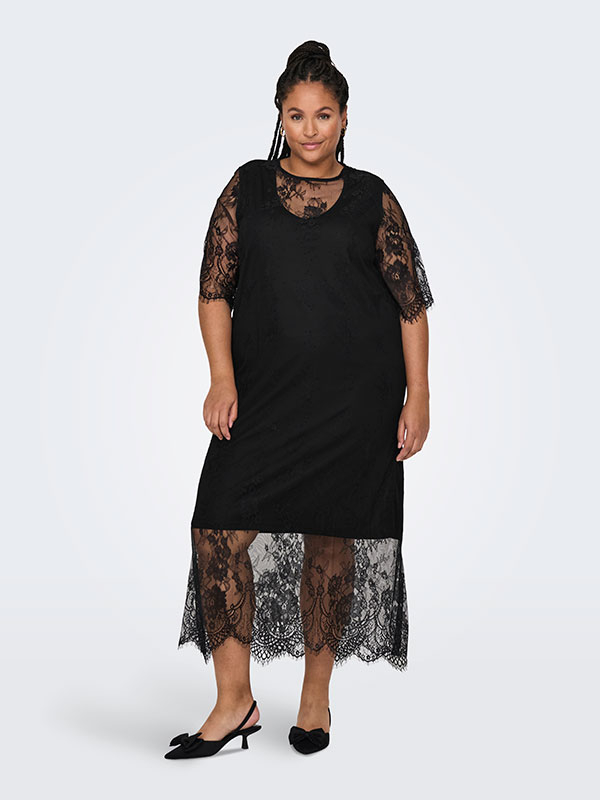 CAREVERLYN - Plus Size Dress fra Only Carmakoma