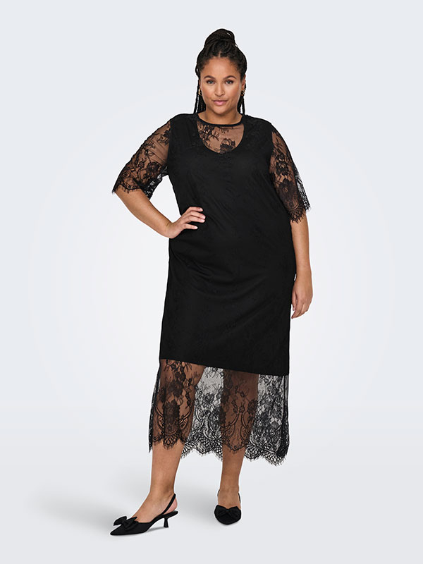 CAREVERLYN - Plus Size Dress fra Only Carmakoma