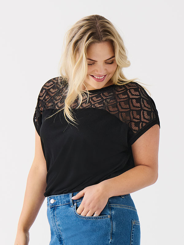 FLAKE  - Plus Size Blouse fra Only Carmakoma