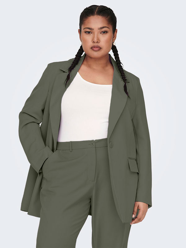 CARTHEA - Plus Size Pants fra Only Carmakoma