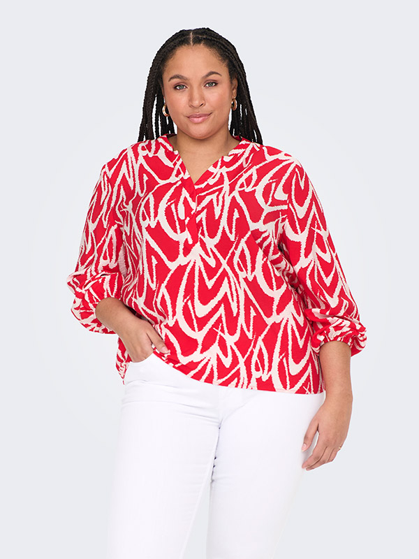 CAROLIVERA - Plus Size Blouse fra Only Carmakoma