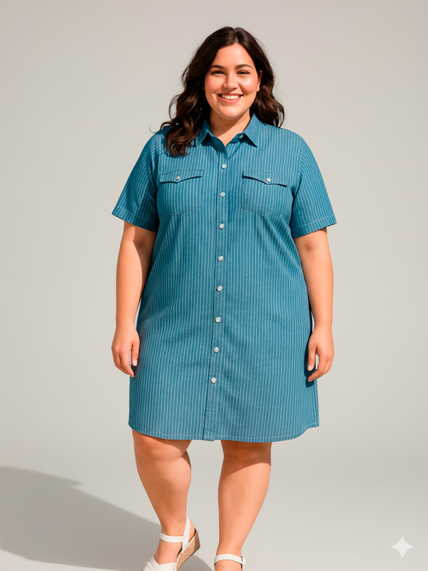 CARLOLAH - Plus Size Dress fra Only Carmakoma