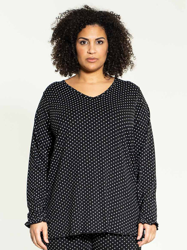 TULLE - Plus Size Night blouse fra Studio