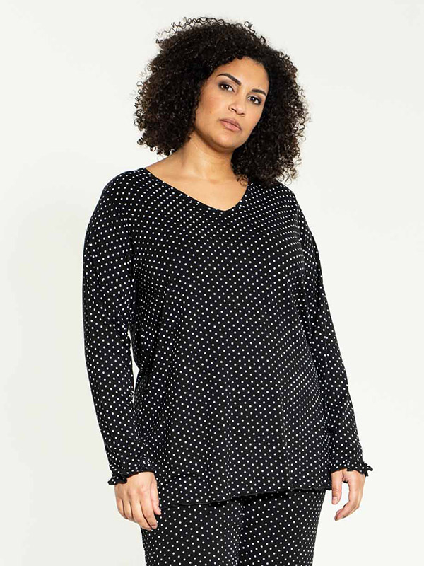 TULLE - Plus Size Night blouse fra Studio