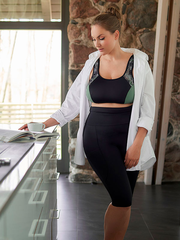 NOVA ACTIVE - Plus Size Training tights fra Plaisir