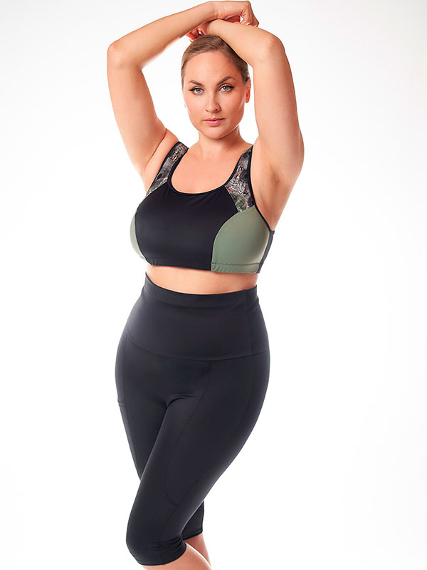 NOVA ACTIVE - Plus Size Training tights fra Plaisir