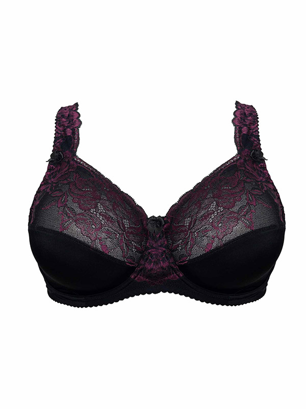 BEATE PLAIN - Plus Size Underwired bra fra Plaisir