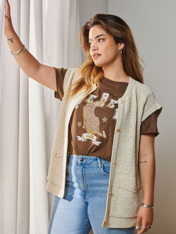 CARCELESTE - Plus Size Vest from Only Carmakoma