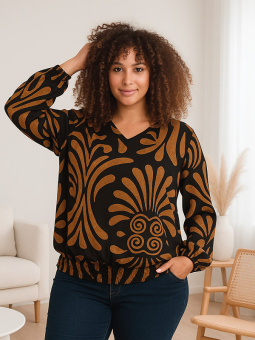 ENYA - Plus Size Blouse from Zhenzi