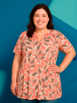 ZH-FAYA - Plus Size Tunic from Zhenzi
