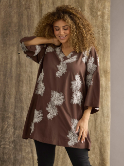 ZH-PERL - Plus Size Tunic from Zhenzi
