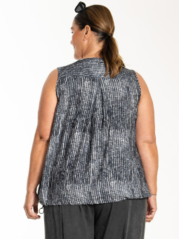 LORENA - Plus Size Top from Gozzip Black