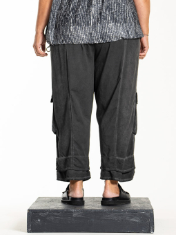 LEANETTE - Plus Size Pants from Gozzip Black