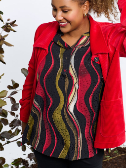 FRANCY TEA - Plus Size Blouse from Pont Neuf