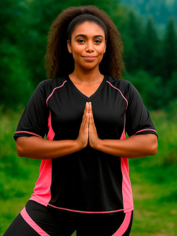 FITNESS - Plus Size Training blouse from Studio