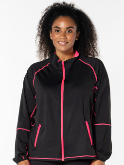 FITNESS - Plus Size Training jacket from Studio