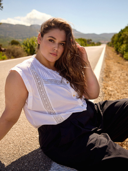 WA-MARY - Plus Size Top from Wasabi Concept
