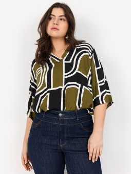 WA-NATALIE - Plus Size Blouse from Wasabi Concept