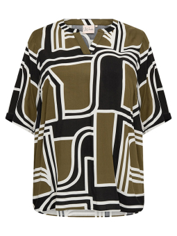 WA-NATALIE - Plus Size Blouse from Wasabi Concept
