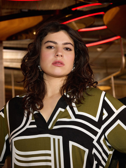WA-NATALIE - Plus Size Tunic from Wasabi Concept