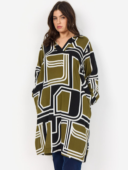 WA-NATALIE - Plus Size Tunic from Wasabi Concept