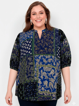 WA-NEA - Plus Size Blouse from Wasabi Concept