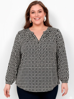 WA-NORA - Plus Size Blouse from Wasabi Concept