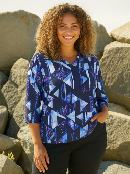 SYLVA - Plus Size Blouse from Zhenzi